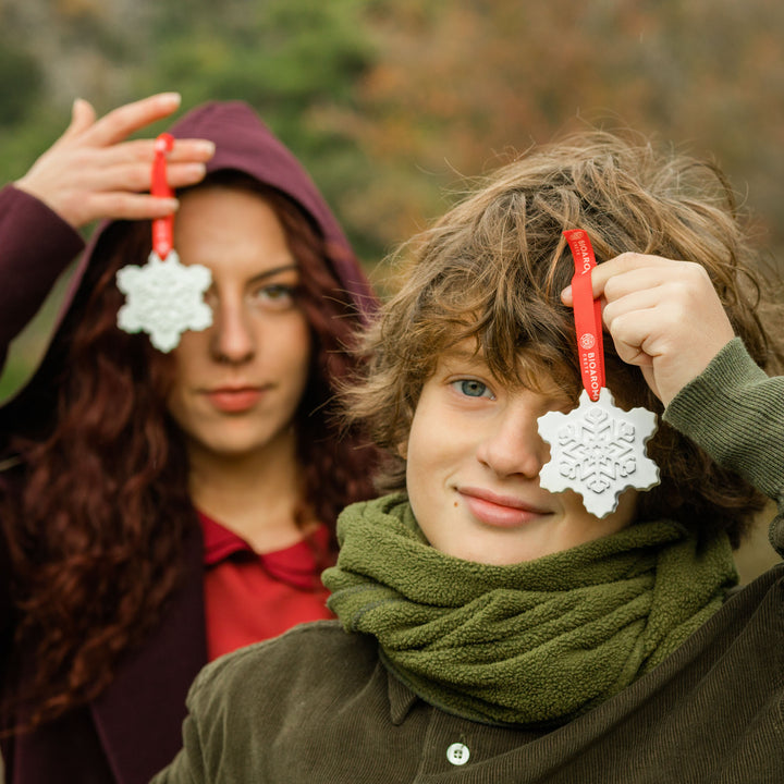 Snowflake - Scented Clay Ornaments