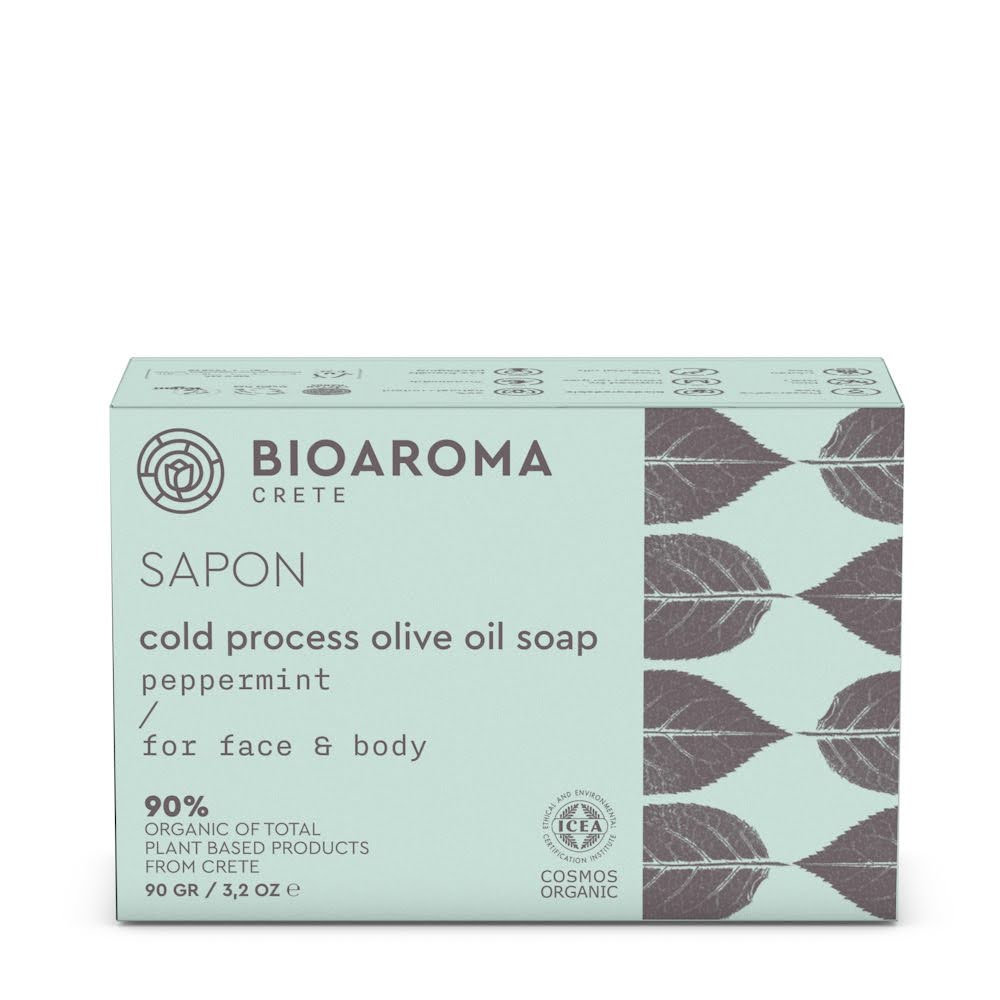SAPON Mint Organic Cold Process Olive oil Soap