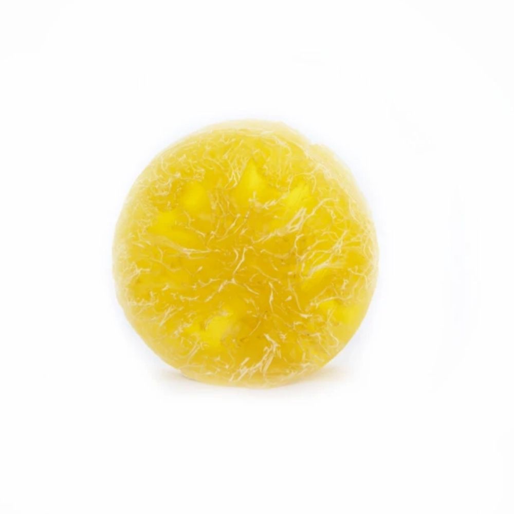 SAPON Lemon Organic Glycerin Body Soap with Loofah Sponge