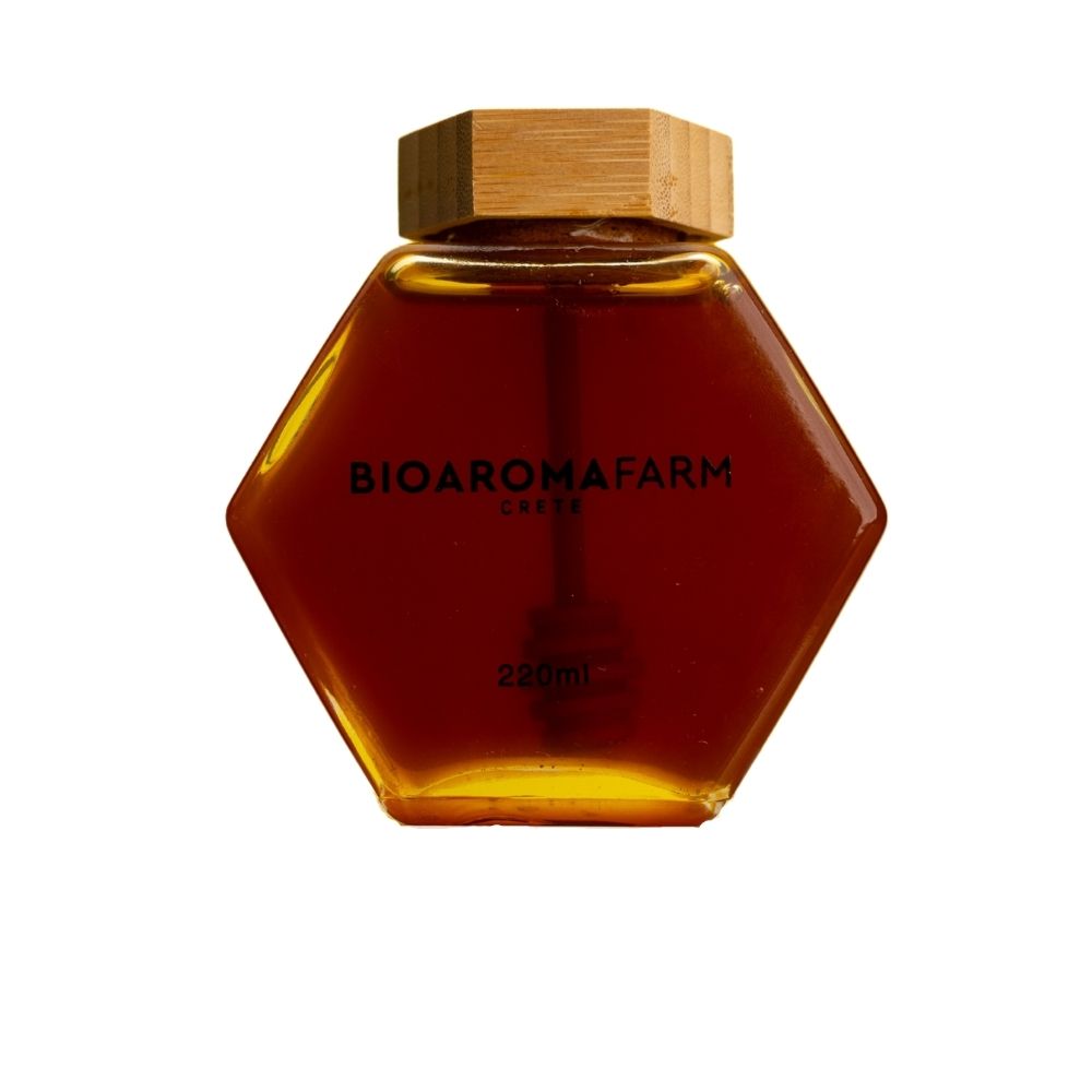 Ακατέργαστο Μέλι Βιολογικής Μελισσοκομίας από Θυμάρι & Κωνοφόρα δέντρα